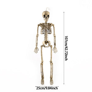 1 Set Halloween Skeleton Bride and Groom Horror Human Bones Skeleton Decorations Halloween Party Decoration Favors Scary Props acacuss
