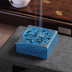 10 Pieces Incense Tool Set Pure Copper Seal Incense Burner Shovel Spoon Ash Pressure DIY Home Office Play Seal Extension Tool acacuss