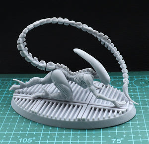 100mm 75mm Resin Model Kits Female Alien Figure Sculpture Unpainted No Color DW-053 acacuss