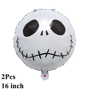 12/1PCS Halloween Ghost Balloons Toys Spider Witch Bat Pumpkin Skeleton Horror Halloween Party Decoration Festival Party Supply acacuss