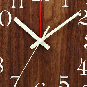12 Inch Luminous Wall Clock Wood Silent light in dark night Nordic Fashion Wall Clock Non Ticking Clock With Night Light Gift acacuss