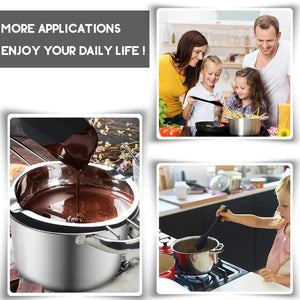 1200ml Candle Wax Melting Pot with 2400ml Stainless Steel Pot for Melting Chocolate Candy Candle Soap Wax Making Kit acacuss