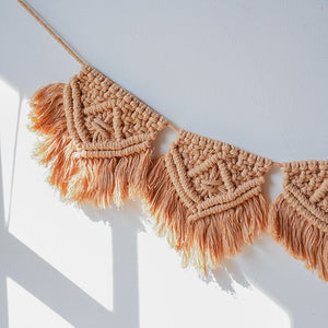 15*100CM Nordic Hand-woven Tassel Tapestry Bohemian Wall Hanging Decoration Home Homestay Decorative Pendant Aesthetic Room Deco acacuss