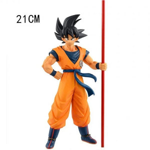 17cm Anime Dragon Ball Super Saiyan One Son Goku Figure Kakarotto Battle Damage Posed Desktop Ornaments Classic Decoration acacuss