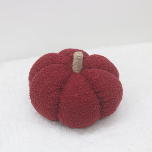 18cm Hand Stuffed Plush Pumpkin Harvest Festival Home Furnishing Cute Plush Pumpkin Decoration Christmas Gift acacuss