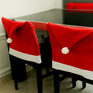 1PC Non-woven Chair Cover Christmas Decoration for Home Table Dinner Chair Back Decor New Year Party Supplies Xmas Navidad 2022 acacuss