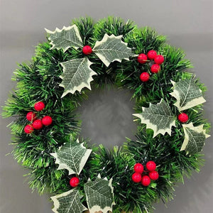 1Pcs Christmas Wreaths Door Hanging Rattan Venue Layout Christmas Decorations Garland for Home Party Decor 2023 New Year acacuss