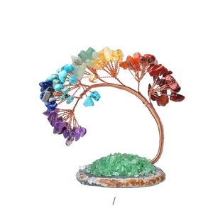 1PC Natural Colour Crystal Tree Specimen Agate Reiki Healing Home Decoration Ornaments Lucky Tree DIY gifts Souvenir Gift acacuss