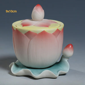 1pc Ceramic household Buddhist tools set for worshipping Buddha statues, Guanyin statues, household items Fruit tray, holy water acacuss