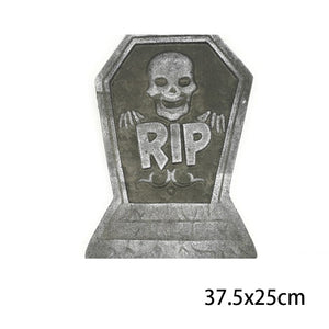 1pc Foam Skeleton Halloween Decorations for Home Grave Bat Party Supplies Halloween Accessories Horror House Props Rip Tombstone acacuss