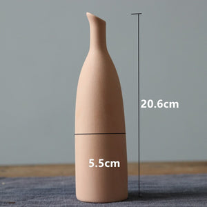 1pc Frosted Ceramic Vase Home Decoration CeramicFlower Vase Photography Props acacuss