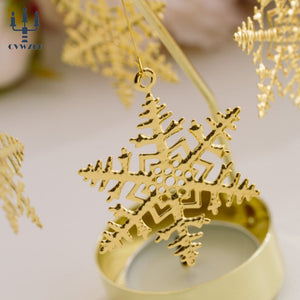 1pc Metal Hot Rotating Candle Holder Christmas Rotating Candle Holder Dinner Party Wedding Party Candle Holder Decoration Gift acacuss