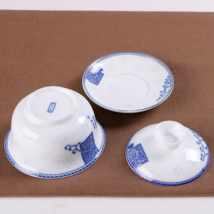 1pcs 150ml Ceramics Gaiwan Tea Tureen Chinese Style Porcelain Pot Set Travel Kettle Hand Painted Teacups Teaware Accessories acacuss