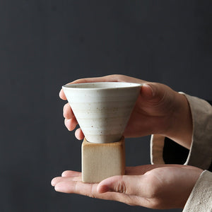 1pcs Creative Retro Ceramic Coffee Cup Rough Pottery Tea Cup Japanese Latte Pull Flower Porcelain Cup Household New Pottery Mug acacuss