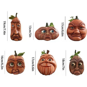 1pcs Halloween Pumpkin Outdoor Decoration Spooky Party Garden Field Funny Pumpkin Head Cute Atmosphere Home Decoration acacuss