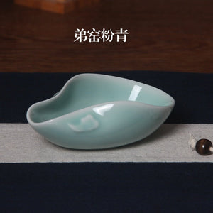 1piece Ceramic Tea Holder Spoon Spare Accessories Business High-Quality Porcelain Gift Tableware acacuss