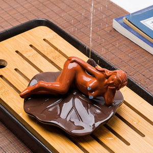1piece Purple Clay Mascot Tea Pet Accessories Handicraft Home Decoration Teaware Business Gift Furnishing Articles acacuss