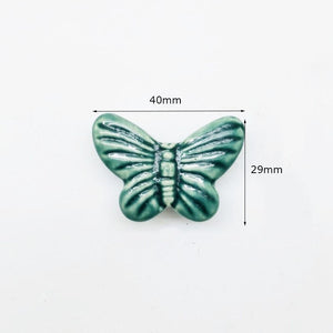 1x Green color series Ceramic Knobs Dresser Drawer Cabinet Handle Pulls / CuteKitchen Cupboard Knob Furniture Hardware acacuss