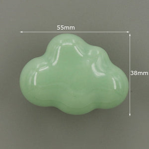 1x Green color series Ceramic Knobs Dresser Drawer Cabinet Handle Pulls / CuteKitchen Cupboard Knob Furniture Hardware acacuss