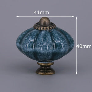 1x Special color Ceramic Wardrobe Drawer Pull Handle Furniture Knob Hardware Europe Cabinet Cupboard Handles Drawer Pull acacuss