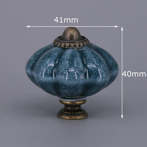 1x Special color Ceramic Wardrobe Drawer Pull Handle Furniture Knob Hardware Europe Cabinet Cupboard Handles Drawer Pull acacuss