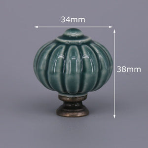1x Special color Ceramic Wardrobe Drawer Pull Handle Furniture Knob Hardware Europe Cabinet Cupboard Handles Drawer Pull acacuss