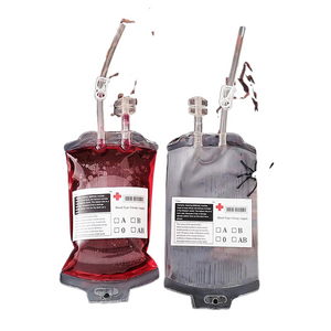 2/4Pcs Clear Halloween Blood Bags 400ml PVC Food Grade Drink Bag Halloween Party Decor Horror Props Cosplay Vampire Blood Pouch acacuss