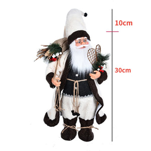 2023 New Year pink Big Santa Claus Doll Children Xmas Gift Christmas Hat Decorations for Home Wedding Party Supplies Ornaments acacuss
