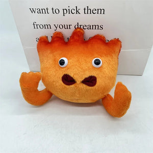20CM New Calcifer Plush Toys Cartoon Filled Soft Dolls Christmas Gifts Howl’s Moving Castle Calcifer Plush Toy Studio Ghibli acacuss
