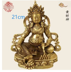 21CM Copper Statue Medicine Master Buddha Yellow God Wealth Green Tara Vajrasattva Great White Umbrella Cover Sun Tathaga acacuss