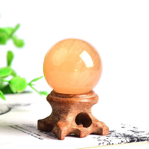 25-80mm Natural Crystal Calcite Ball Energy Polished Beautiful Reiki Health Healing Stone Home Decor Exquisite Souvenirs Gift acacuss