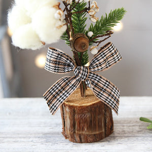 25CM Christmas Decorations Desktop Window Mini Christmas Tree Decoration Potted Festival Scene Arrangement Decorations 2023 acacuss