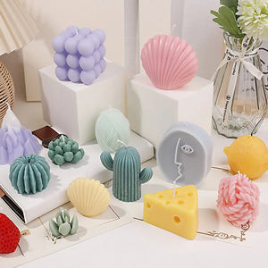 26 Shape Smokeless Fragrant Candle Aesthetic Scented Candles Decoration Christmas Handmade DIY Home Room Aroma Decor Accessories acacuss