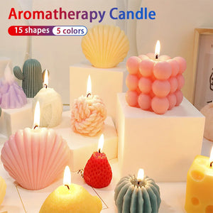 26 Shape Smokeless Fragrant Candle Aesthetic Scented Candles Decoration Christmas Handmade DIY Home Room Aroma Decor Accessories acacuss
