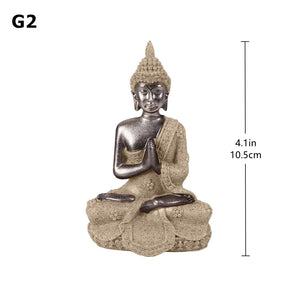 28 Style Miniature Buddha Statue Nature Sandstone Fengshui Thailand Buddha Sculpture Hindu Figurine Home Decorative Ornament 15 acacuss