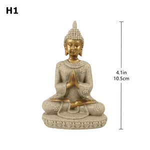 28 Style Miniature Buddha Statue Nature Sandstone Fengshui Thailand Buddha Sculpture Hindu Figurine Home Decorative Ornament 15 acacuss