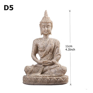 28 Style Miniature Buddha Statue Nature Sandstone Fengshui Thailand Buddha Sculpture Hindu Figurine Home Decorative Ornament 15 acacuss
