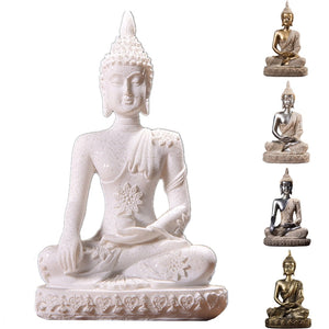 28 Style Miniature Buddha Statue Nature Sandstone Fengshui Thailand Buddha Sculpture Hindu Figurine Home Decorative Ornament 15 acacuss