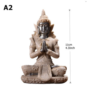 28 Style Miniature Buddha Statue Nature Sandstone Fengshui Thailand Buddha Sculpture Hindu Figurine Home Decorative Ornament 15 acacuss