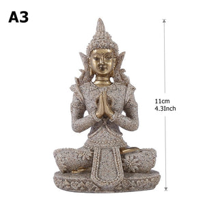 28 Style Miniature Buddha Statue Nature Sandstone Fengshui Thailand Buddha Sculpture Hindu Figurine Home Decorative Ornament 15 acacuss