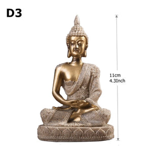 28 Style Miniature Buddha Statue Nature Sandstone Fengshui Thailand Buddha Sculpture Hindu Figurine Home Decorative Ornament 15 acacuss