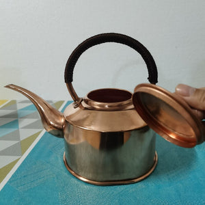 2L/3L Handmade Red Copper Teapot Tibetan Long Mouth Copper Kettle Boiling Water Kettle Kitchen Cold Kettle Pure Copper Tea Set acacuss
