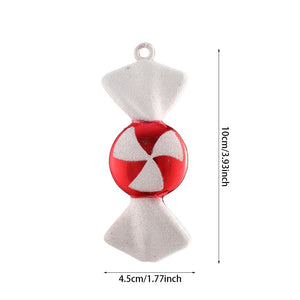 2Pcs Christmas Decoration Large Candy Cane DIY Xmas Tree Hanging Pendant Home Christmas Party Favors New Year Gift 2024 Navidad acacuss
