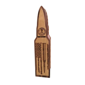2nd Amendment Whiskey holder bullet flag wine holder Wooden flag box gun lover decor acacuss
