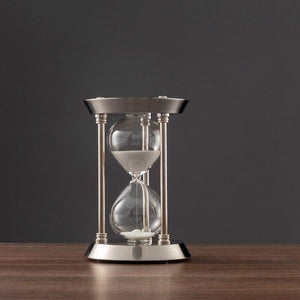 3/5/10 Minute Retro Metal Handicraft Hourglass Pendulum Home Office Desktop Arrangement Ornament Sand Timer Sandglass Decoration acacuss
