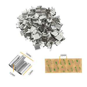 30/50pcs Wooden Candle Wick Set With Clip Base Smokeless Candle Wicks for DIY Paraffin Candle Jar Making Candle Making Supplies acacuss