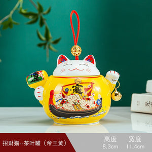 300ml Urn for Pet Ashes Cat Shape Memorial Cremation Urns-Handcrafted Black Decorative Urns for Funeral Cat urn Dog urn acacuss