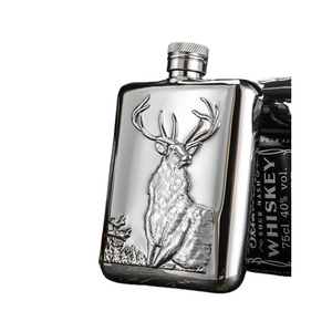 304 stainless steel wine pot outdoor portable 6 oz pure handmade fine wine set stainless steel hip flask flagon acacuss