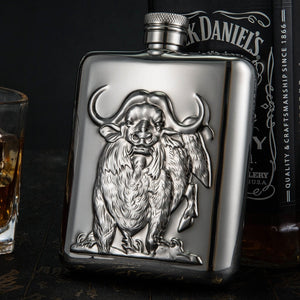 304 stainless steel wine pot outdoor portable 6 oz pure handmade fine wine set stainless steel hip flask flagon acacuss