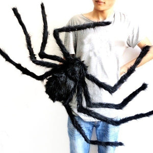 30cm/50cm/75cm/90cm/125cm/150cm/200cm Black Spider Halloween Decoration Haunted House Prop Indoor Outdoor Giant Decor acacuss